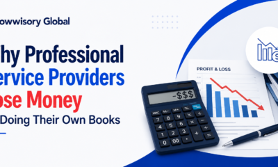 why professional service providers lose money by doing their own books