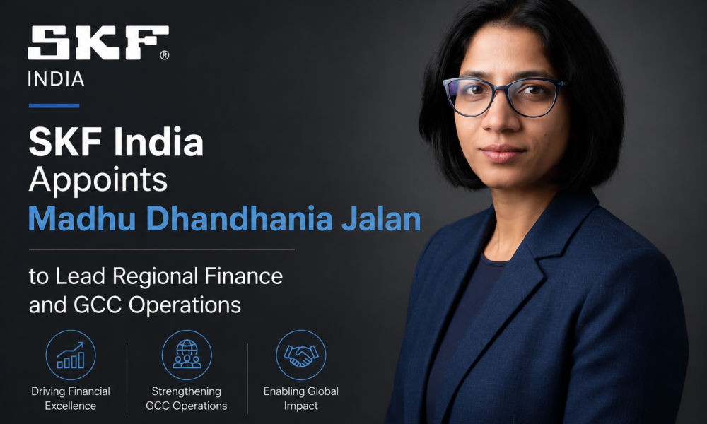 Madhu Dhandhania Jalan appointed to lead Regional Finance and GCC Operations at SKF India.
