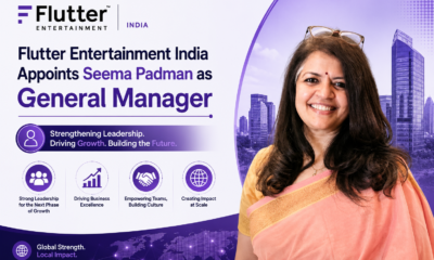 flutter entertainment india appoints seema padman as general manager