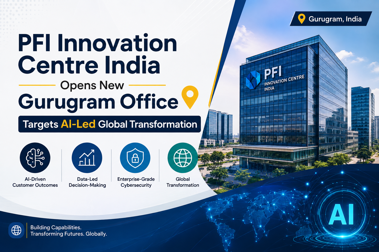 pfi innovation centre india opens new gurugram office, targets ai led global transformation