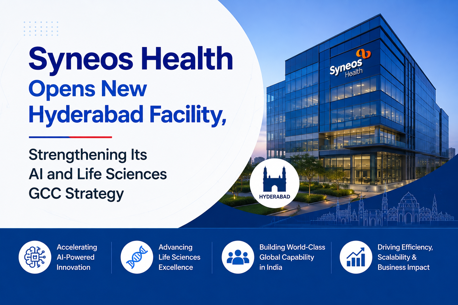 syneos health opens new hyderabad facility, strengthening its ai and life sciences gcc strategy