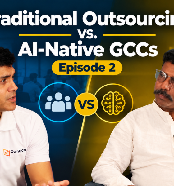 traditional outsourcing vs ai native gccs 2