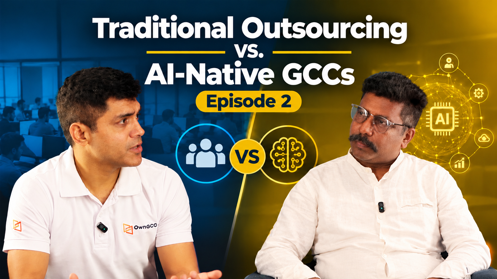 traditional outsourcing vs ai native gccs 2